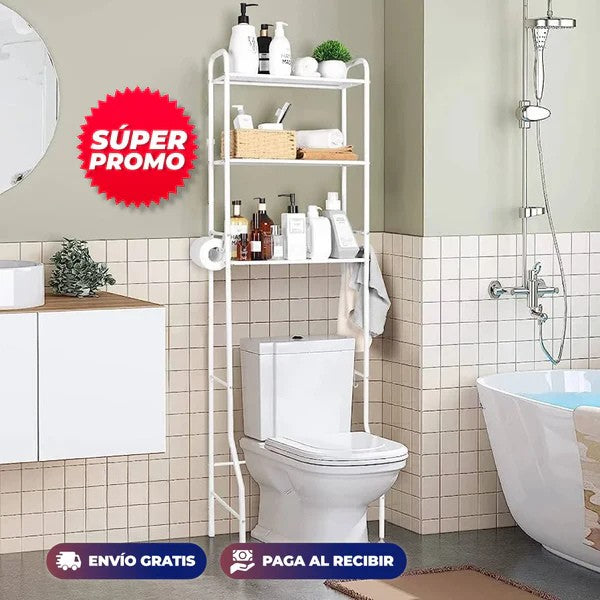 ÚLTIMO DIA DE LA PROMO 35% OFF - Estante Organizador para Baño 3 Niveles