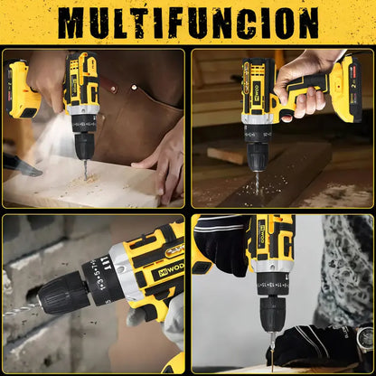 Taladro Atornillador Inalambrico: ÚLTIMO DIA CON 2 BATERIAS + 34 PCS DE REGALO